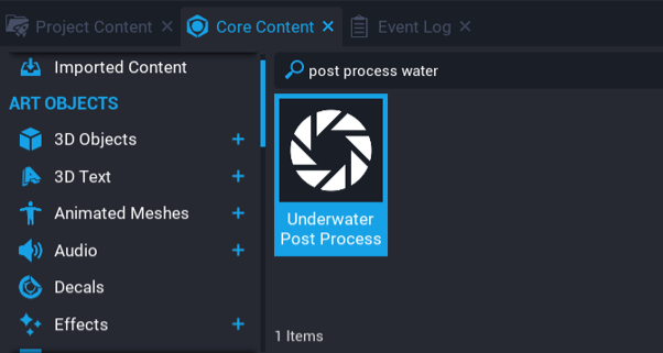 Find Underwater Post Process