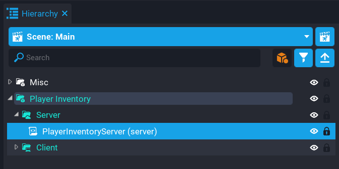 !Player Inventory Server